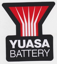 6 Yuasa Battery Drag Racing Sticker Hot Rod Decal Automotive &amp; Motorcycle Bike - £7.98 GBP