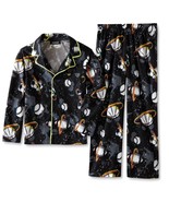 Joe Boxer Boys Planet Sports Pajamas 6 7 Top Pants Flannel Black Space S... - £7.60 GBP