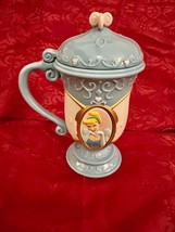 Disney On Ice Cinderella 7&quot; Souvenir Plastic Princess Cup Mug with Flip Lid - £6.25 GBP