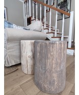 Unique Rustic Tree Trunk Table | Wooden Stump Side Table | Handmade Coff... - $1,233.01 MXN+