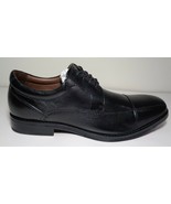 Johnston &amp; Murphy Size 9.5 M BARTLETT Black Leather Oxfords New Men&#39;s Shoes - £149.05 GBP