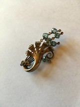 1940’s Sterling &amp; Rhinestone Pin - £29.77 GBP