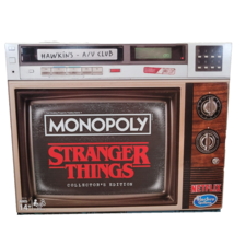 Monopoly Game Stranger Things Collector&#39;s Edition Netflix TV Series Board Game - £110.61 GBP