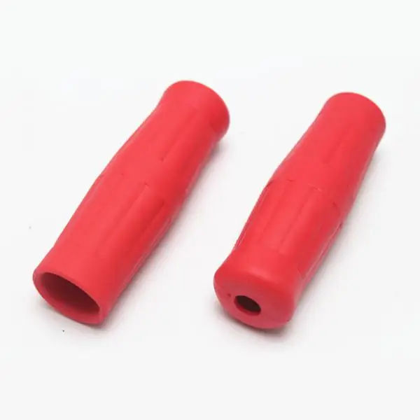 Vintage Design Universal Motorcycle Grips for 7/8 inch Handlebar - Red - £16.26 GBP