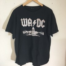 WA/DC Concert Spoof Tour Shirt Medium/Large See Measurements Black White... - £26.51 GBP