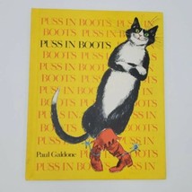 Vtg 1976 Puss In Boots Paul Galdone Hard Back So fun Childrens Story Book Big - £9.43 GBP