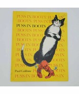 Vtg 1976 Puss In Boots Paul Galdone Hard Back So fun Childrens Story Boo... - $16.25 CAD