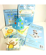 1st Birthday Party Decorations Kit One Year Circus Zoo Animals Blue Boy Lot - £7.84 GBP