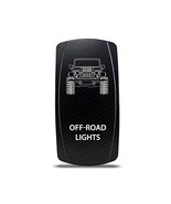 CH4X4 Rocker Switch Jeep Wrangler JK Off-Road Lights Symbol 2- Green Led - £12.43 GBP