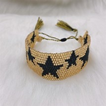 ZHONGVI Bracelets MIYUKI Beads Star Bracelet Bohemia Cuff Pulseras Mujer Ethnic  - £11.89 GBP