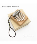 8 Keys Kalimba Cute Mini Portable Thumb Piano wood Mahogany Keyboard Poc... - $23.10
