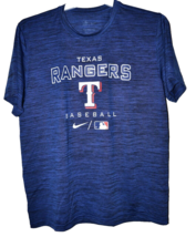 Texas Rangers Mens Nike Authentic Collection Dri-Fit  T-Shirt  Large - £14.48 GBP