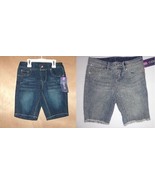 Cherokee Girls bermuda Jeans shorts Adjust Waist Sizes  6-6X,7-8 ,10-12 NWT - $9.79