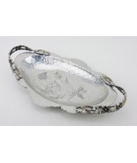 Vintage Hammered Aluminum Oval Dish #404 Hand Wrought Creations by Rodne... - $237.55 MXN