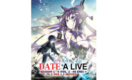 DVD Anime Date A Live Season 1+2+3+4 (1-46 End) + 2 OVA +3 Movies All Region - £35.09 GBP