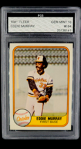 1981 Fleer #184 Eddie Murray HOF Baltimore Orioles FGS 10 Gem Mint - $25.49
