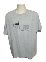Embroidered Bourbon French Quarter New Orleans Adult Gray XL TShirt - $17.82