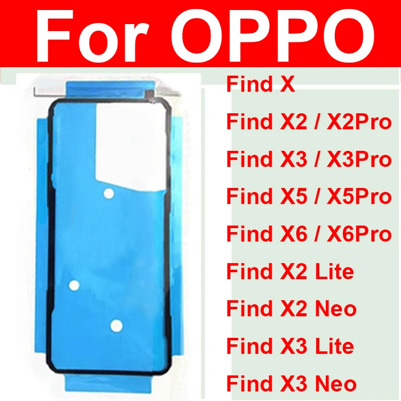 Back Battery Cover Adhesive For OPPO Find X X2 X3 X5 X6 Pro Find X2  X3 Neo X2 - £10.09 GBP+