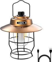 Lepro Vintage Led Camping Lantern Rechargeable, Power Bank,, Power Outages - £38.86 GBP