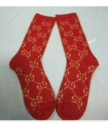 Women&#39;s Men&#39;s Cotton Blend Socks One size Red - £22.21 GBP