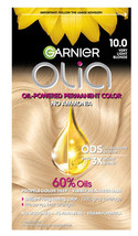 Garnier Olia Oil-Powered Permanent Color, No Ammonia, 10.0 Very Light Blonde - £14.23 GBP