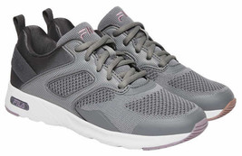 Nuovo Donna FILA Lt. Grigio Memoria Schiuma Frame V6 Scarpe da Corsa - $19.95
