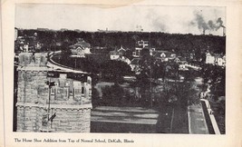 Dekalb Illinois~Horse Shoe Addition From Top Of State Normal School~Postcard - £8.91 GBP
