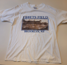 Ebbets Field Brooklyn New York Mens Large Retro T-shirt Read - $12.82