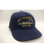 HMCS Charlottetown FFH 339 Hat Vintage Blue Snapback Baseball Cap - £15.70 GBP