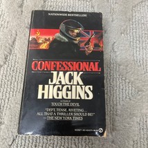 Confessional Espionage Thriller Paperback Book by Jack Higgins Signet Books 1986 - £9.73 GBP