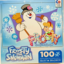 Frosty The Snowman and Karen 15x11 Jigsaw Puzzle 100 Pieces Ages 5+ NEW - £8.24 GBP