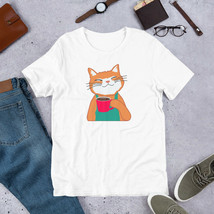 Coffe Cats Short-Sleeve Unisex T-Shirt For Cats Lovers From USA - £15.44 GBP