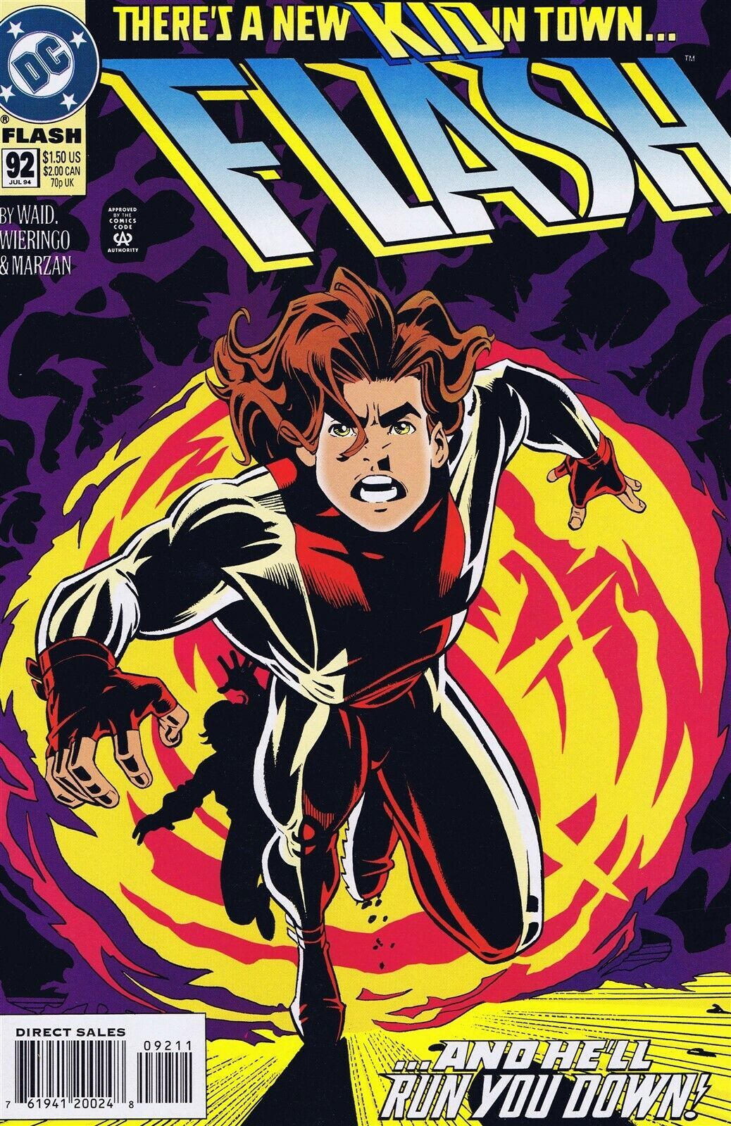 Primary image for Flash #92 ORIGINAL Vintage 1994 DC Comics 1st Impulse 