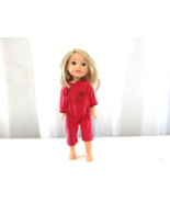 American Girl Wellie Wishers CAMILLE Doll 14.5” - Blonde Blue Eyes and O... - £15.50 GBP