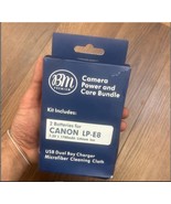 BM Premium Camera Power and Care Bundle 2 Batteries for Canon LP-E8 7.2V... - $30.18 CAD