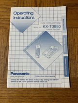 Panasonic Cordlessphone Product Manual KX-T3880 - €16,04 EUR