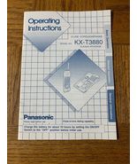 Panasonic Cordlessphone Product Manual KX-T3880 - €16,04 EUR