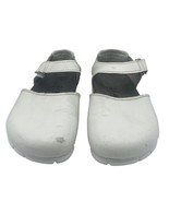 Birkenstock Mary Jane Clog L 11 M 9 White Leather ALPRO Sandals Germany - $665.24 MXN