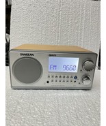 Sangean WR-2 AM / FM-RDS Digital Tuning Radio Receiver Walnut Cabinet Used - $98.99