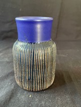 Vintage Aldo Londi Bitossi Small Vase/Cache &quot;Seta&quot; Sgraffito Italian Pottery - £71.14 GBP