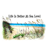 Decal Vinyl Sticker &quot;Life is Better at Sea Level&quot; Made in USA - €5,95 EUR+