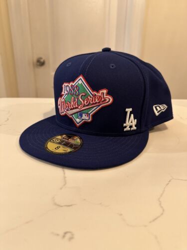 Primary image for New Era L.A Dodgers 59Fifty Fitted Hat MLB Cooperstown 1988 World Series 8