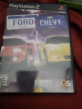 Playstation 2 Ford Vs Chevy PS2 Sony Black Label With manual No Disc - £2.35 GBP