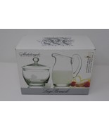 Michelangelo Masterpiece Luigi Bormioli Sugar and Creamer Set - £18.87 GBP