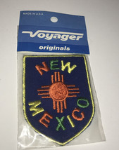 Vintage VOYAGER Patch US State New Mexico Iron On Embroidered Patch NEW - £6.02 GBP
