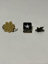 Army Pin lot of 3 Eagle Lieutenant Colonel Major Oak - $11.65