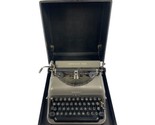 Vintage 1948 Remington Rand De Luxe Model  Portable Typewriter with case - $128.69