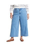 Women&#39;s Light Wash Plus Size Smart High-Rise Wide Leg Jeans - $54.99