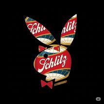 Schlitz Light Beer Advertising Metal  Sign 8x12in Vintage Playboy Man Ca... - $24.74