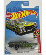2019 Mattel Hot Wheels HW Flames 3/10 Green ‘70 Chevelle SS Wagon #56 1:... - $11.87